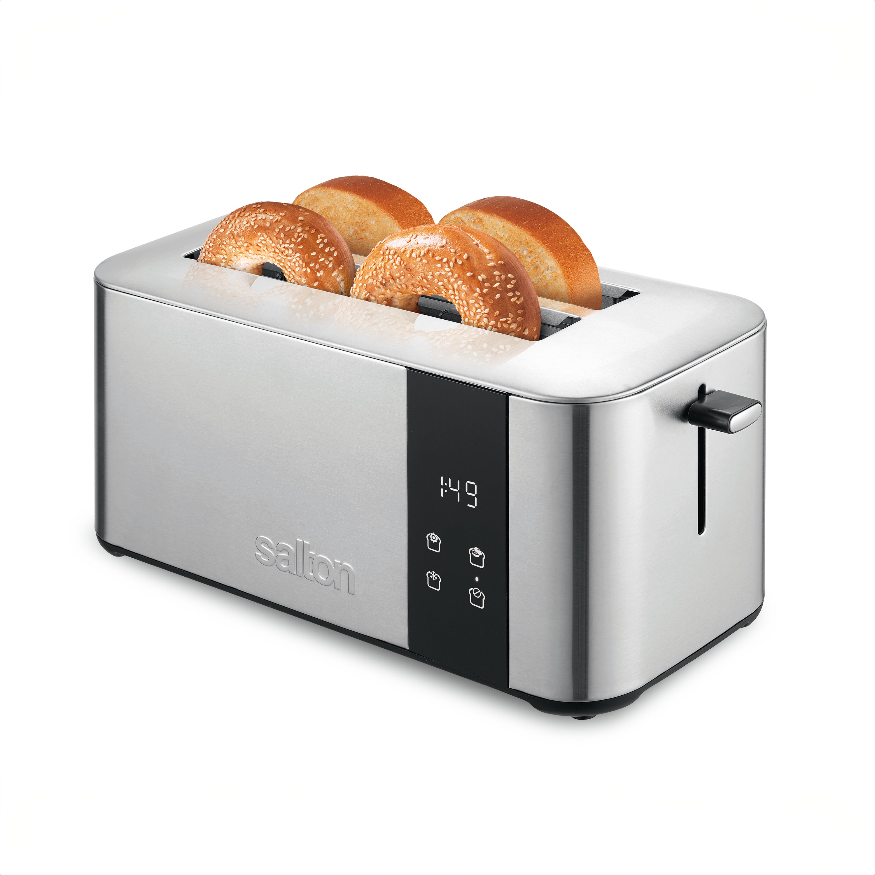 Salton Digital Long Slot Toaster 4 Slice