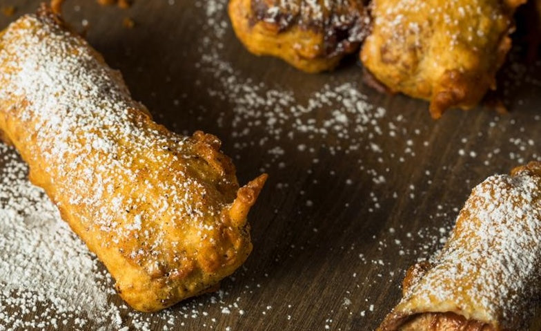 Say hello to deep-fried chocolate bars made in the Salton Compact Deep Fryer!