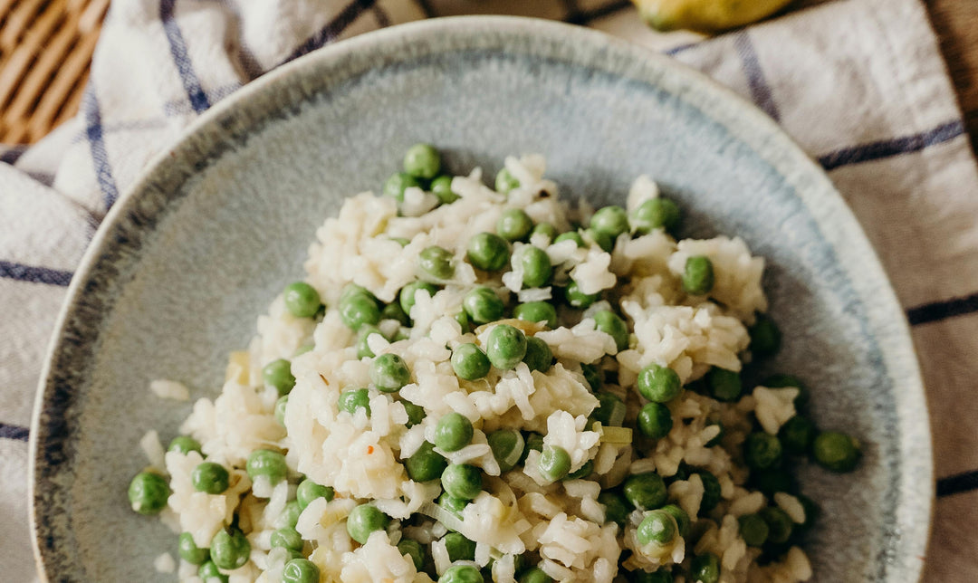 Lemon Risotto with Peas – Made in the Salton Multifunction Micom Rice Cooker 🍋🍚