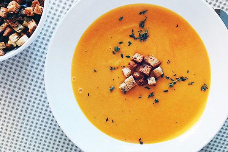 Roasted Carrot Fennel Soup