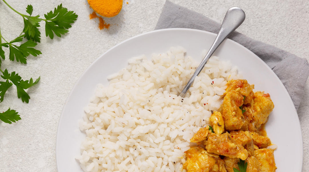 Recette de poulet au curry et riz