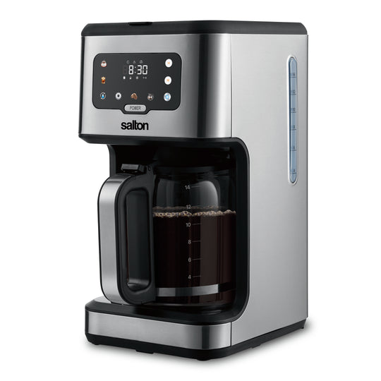 Salton Stainless Steel Digital Coffee Maker - 14 Cup