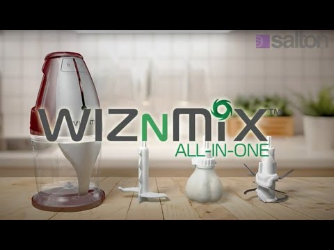 Salton WizNMix All-in-One Food Processor, Chopper & Blender