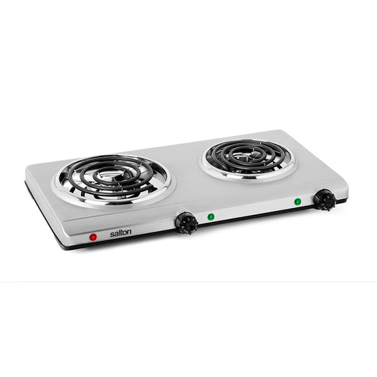 Portable Cooktop Double - Stainless Steel